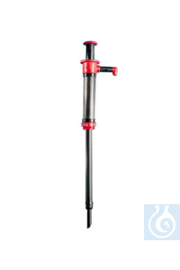 Piston operated barrel pump, PP, telescopic suction rod, 2